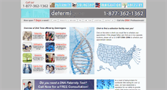 Desktop Screenshot of determigene.com